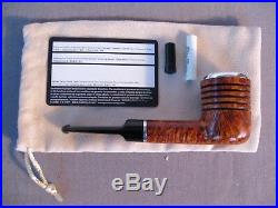 New, never fired Dutch Porsche Design tobacco pipe Shape 907 with sack