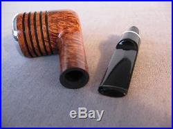 New, never fired Dutch Porsche Design tobacco pipe Shape 907 with sack