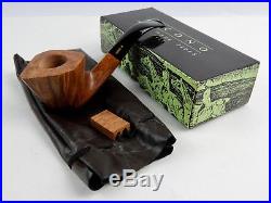 New with Box Jacono Queen Tobacco Pipe includes pouch Unsmoked Perfect Italy