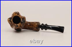 Nording Black Grain #3 Freehand Briar Smoking Pipe with pouch B1761