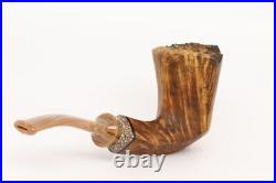 Nording Extra Matte Briar Smoking Pipe with pouch B1114