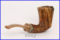 Nording Extra Matte Briar Smoking Pipe with pouch B1114