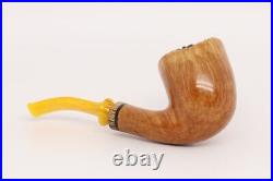 Nording Extra Smooth Briar Smoking Pipe with pouch B1115