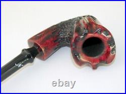 Nording Freehand Briar Tobacco Pipe Rusticated Churchwarden Exact Pipe Shown