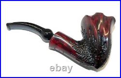 Nording Freehand Briar Tobacco Pipe Rusticated Exact Pipe Shown New