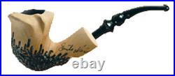 Nording Freehand Rustic Signature Natural Full Bent Tobacco Smoking Pipe 5402K