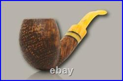 Nording Handmade #13 Free Hand Briar Smoking Pipe with leather pouch B1692