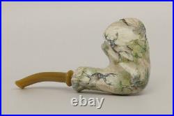 Nording Harmony Deers Free Hand Briar Smoking Pipe with pouch B1193
