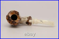 Nording Harmony Horses Free Hand Briar Smoking Pipe with pouch B1719