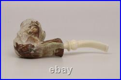 Nording Harmony Horses Free Hand Briar Smoking Pipe with pouch B1721