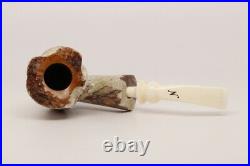 Nording Harmony Horses Free Hand Briar Smoking Pipe with pouch B1721