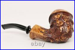 Nording Point Clear Free Hand Briar Smoking Pipe with pouch B1143