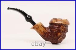 Nording Point Clear Free Hand Briar Smoking Pipe with pouch B1652