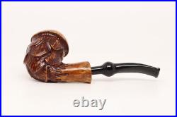 Nording Point Clear Free Hand Briar Smoking Pipe with pouch B1722