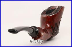 Nording Rustic #4 FH Briar Smoking Pipe with pouch B1660