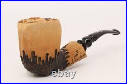 Nording Signature Rustic Briar Smoking Pipe with pouch B1006