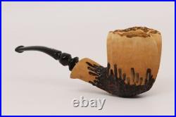 Nording Signature Rustic Briar Smoking Pipe with pouch B1006