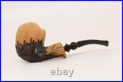 Nording Signature Rustic Briar Smoking Pipe with pouch B1006