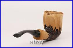 Nording Signature Rustic Briar Smoking Pipe with pouch B1006