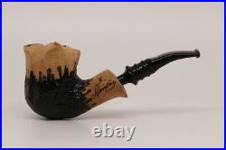 Nording Signature Rustic Briar Smoking Pipe with pouch B1653