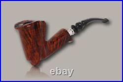 Nording Spigot Orange #2 Briar Smoking Pipe with pouch B1843