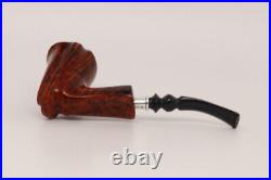 Nording Spigot Orange #2 Briar Smoking Pipe with pouch B1843