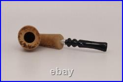 Nording Spigot Signature Smooth Briar Smoking Pipe with pouch B1840