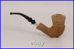 Nording Spigot Signature Smooth Briar Smoking Pipe with pouch B1840