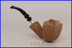 Nording Spigot Signature Smooth Briar Smoking Pipe with pouch B1841