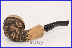 Nording Spruce Matte Briar Smoking Pipe with pouch B1151