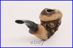 Nording Spruce Matte Briar Smoking Pipe with pouch B1151