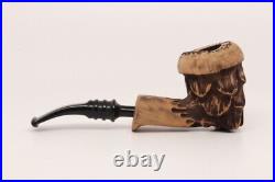 Nording Spruce Matte Briar Smoking Pipe with pouch B1736