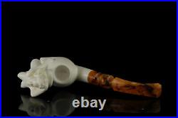 Nude lady Meerschaum Pipe art handmade smoking tobacco pfeife with case