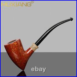 ONLY ONE MUXIANG Handmade Lacquered Tobacco Pipe Briar Pickaxe Smoking Pipe Gift