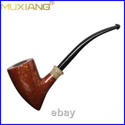 ONLY ONE MUXIANG Handmade Lacquered Tobacco Pipe Briar Pickaxe Smoking Pipe Gift
