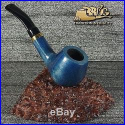 OUTSTANDING Hand made Mr. Brog original small smoking pipe nr. 32 DUCAT blue