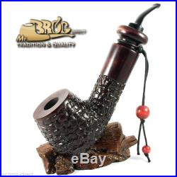OUTSTANDING Mr. Brog original BIG smoking pipe QUBRYC Limited SNAKE SKIN