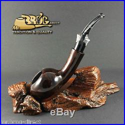 OUTSTANDING Mr. Brog original smoking pipe GAVIRATE brown Hand made in EU