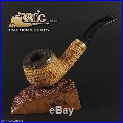 OUTSTANDING Mr. Brog original smoking pipe carved C nr. 28 VINEWOOD