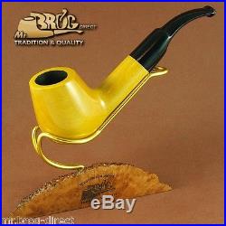 OUTSTANDING Mr. Brog original smoking pipe nr. 27 honey BIG HORN GREAT GIFT
