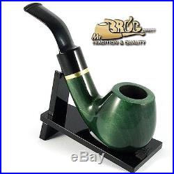 OUTSTANDING Mr. Brog original smoking pipe nr. 60 green smooth GUARDIAN