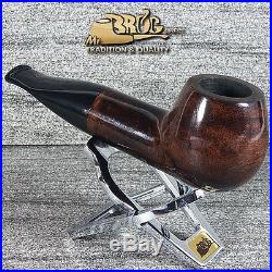 OUTSTANDING Mr. Brog smoking pipe ORIGINAL BRIAR Nr. 134 PILAR Brown smooth