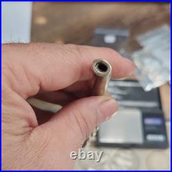 Ornate 925 Silver Collectible Tobacco Pipe Bird Motif Handmade 45.98g 13cm