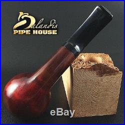Outstanding Mr. Balandis original Hand made smoking pipe SPARROW smooth Brunn