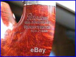 PETERSON OF DUBLIN 150th ANNIVERSARY FOUNDER'S EDITION COLLECTIBLE SMOKING PIPE