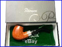 PETERSON of Dublin 9s DELUXE Tobacco Pipe UNSMOKED! TAPERED STEM