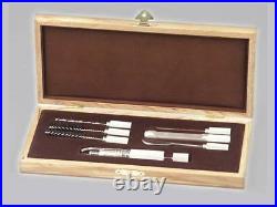 PIPE SERVICE SET / SMOKING PIPES CLEANING TOOLS in WOODEN CASE NEW