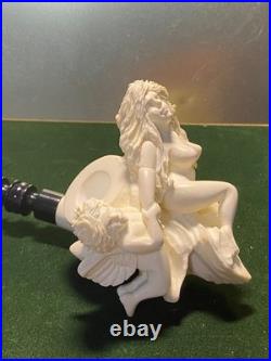 PIPE Smoking, meerschaum, saved by an angel, Handmade FromTurkey