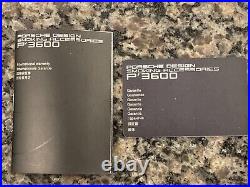PORSCHE DESIGN NOS TOBACCO PIPE STYLE NO. 907 TITAN/BLACK WithALL ORIGINAL PACKING