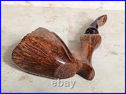 PREBEN HOLM Crown Smooth Freehand Tobacco Pipe. UNSMOKED NEW